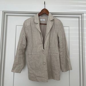 DISSH Light Beige Linen Blazer